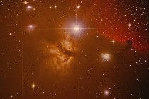 NGC 2024 - туманность «Пламя» и «Конская голова» в Орионе