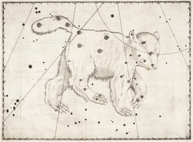 Уранометрия Байера — карта Большая Медведица